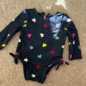 GAP Navy Bodysuit with Colorful Accents